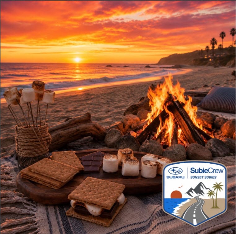 Sunset Subies & S’mores 🌅🚙🪵