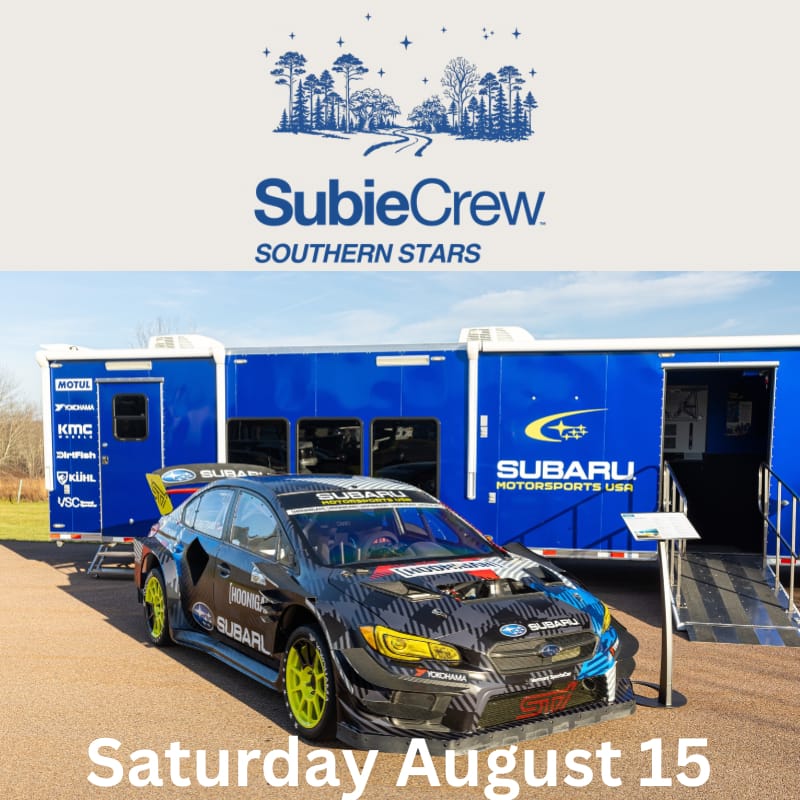 Subaru MotorSports Rally Car Event