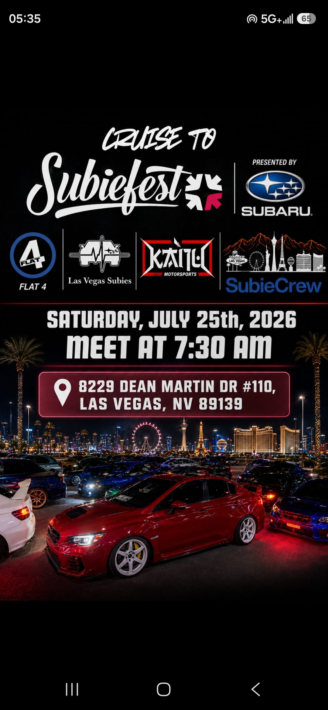 Subiefest Cruise